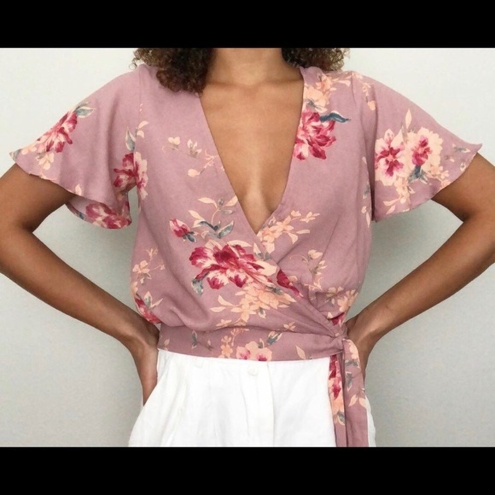 Xhilaration Wrap Blouse